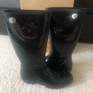 UGG Shay Black Rainboots